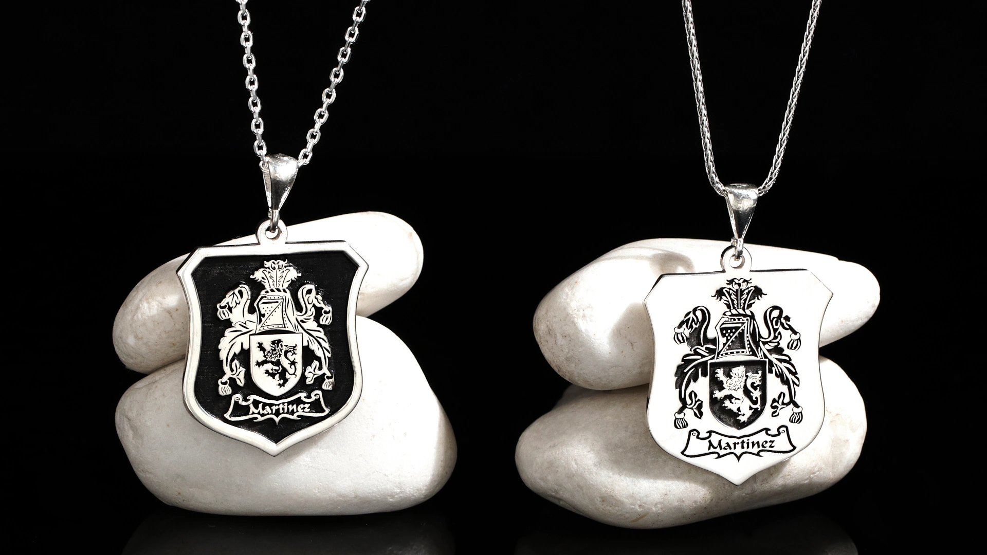 Crest Pendant - Coat of Arms Pendant - Personalized Jewelry - Shield